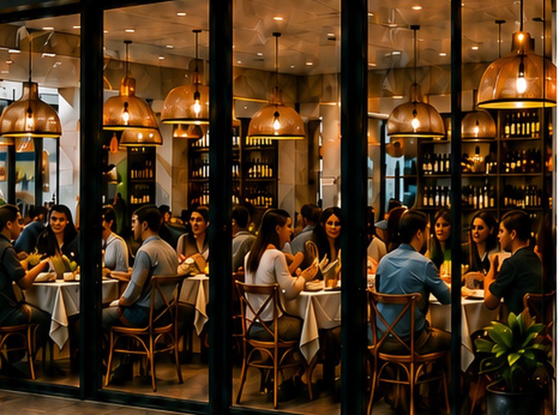 La salle du restaurant El Boquerón